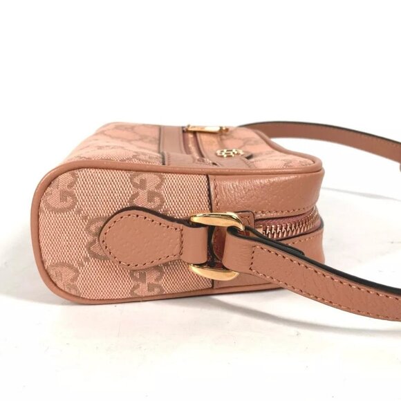 GUCCI Crossbody GG Ophidia Bag Pochette Shoulder Bag Canvas/Leather p... - Picture 4 of 15